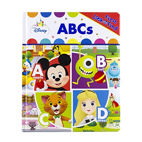 Disney Baby Mickey Mouse, Dumbo, and More! - ABCs Little First Look and Find Board Book - PI Kids