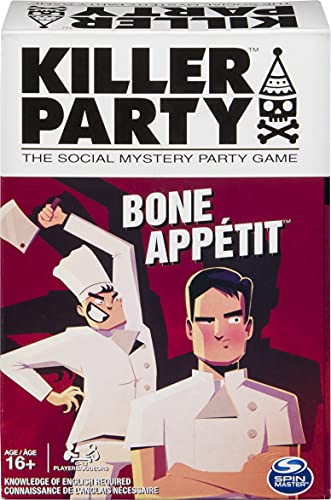 Killer Party Bone Appétit, The Social Mystery Party Game for Ages 16 & Up