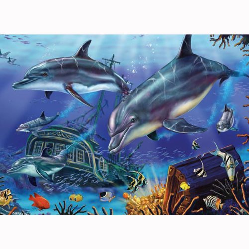 Dolphin Treasure (48 Piece Tray Puzzle)
