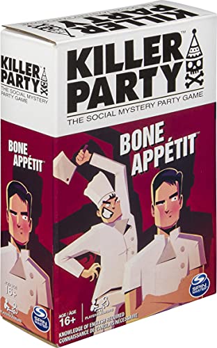 Killer Party Bone Appétit, The Social Mystery Party Game for Ages 16 & Up