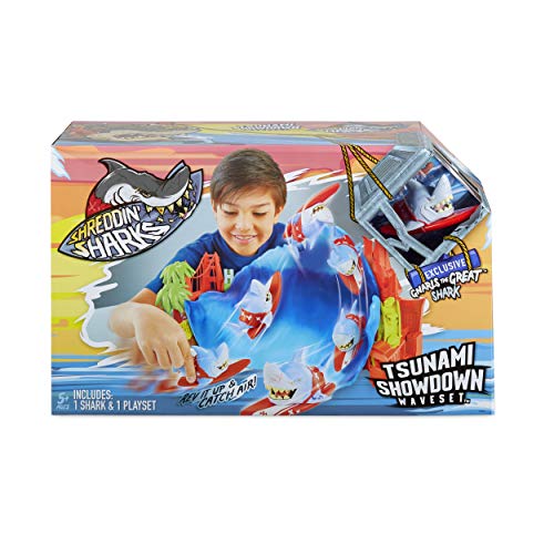 MGA Entertainment Shreddin' Sharks Tsunami Showdown Playset for Collectible Stunt Figures