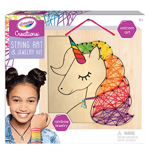 Fashion Angels Crayola Creations Unicorn String Art & Necklace Kit