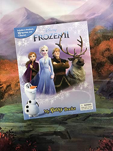 Phidal - Disney Frozen 2 My Busy Books - 10 Figurines and a Playmat