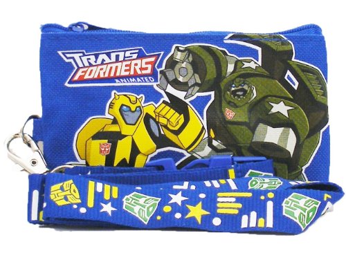 Transformers Lanyard Blue with Detachable Coin Purse
