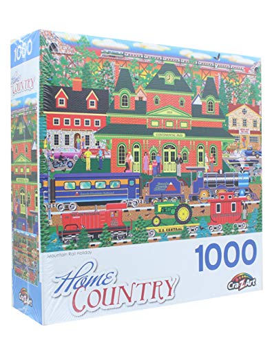 Home Country 1000 Piece Jigsaw Puzzle - Mountain Rail Holiday