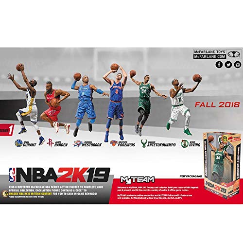 McFarlane Toys NBA 2K19 Series 1 Kyrie Irving Action Figure â BargainRanger