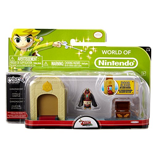 World of Nintendo Legend of Zelda Windwaker Ganondorf and Hyrule Castle Set