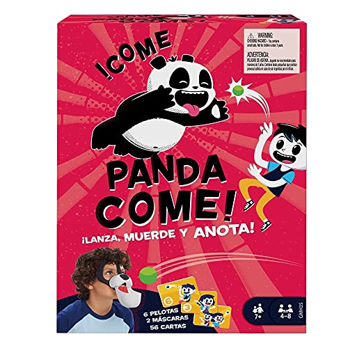 Mattel Games Please Feed The Pandas Kids Game with Panda Masks, for 7 Year Olds and Up