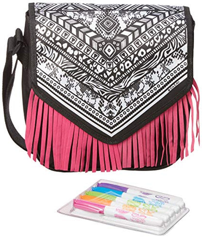 Cra-Z-Art Shimmer and Sparkle Color Craze Fringe Messenger Bag