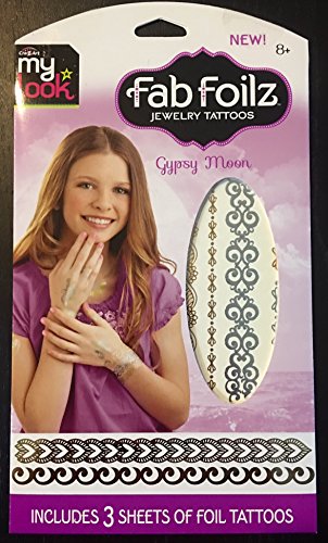 Shimmer and Sparkle Fab Foilz Body Art - Gypsy Moon