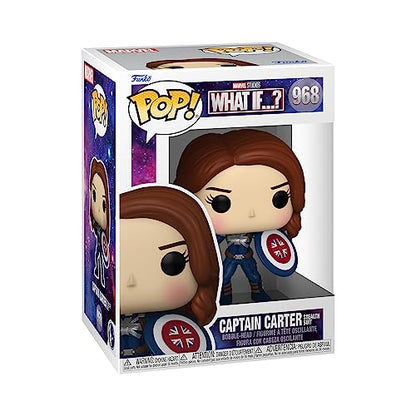 Funko POP Marvel: What If? - Captain Carter, Stealth Suit, Multicolor