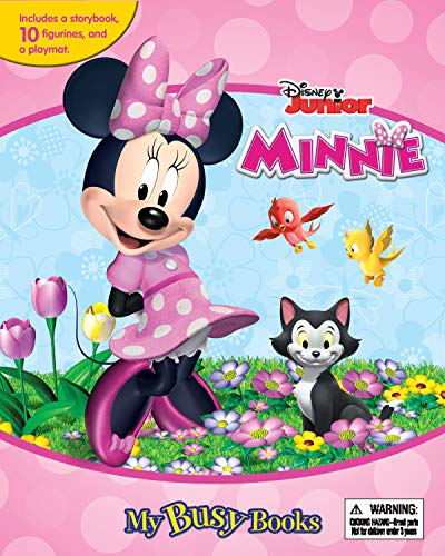 Phidal - Disney Minnie My Busy Books - 10 Figurines and a Playmat