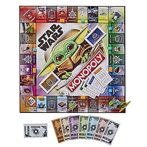 Monopoly: Star Wars The Child Edition Board Game for Families and Kids Ages 8 and Up, Featuring The Child, Who Fans Call Baby Yoda