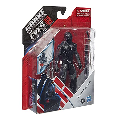 G. I. Joe Snake Eyes: G.I. Joe Origins Snakes Eyes Action Figure Collectible Toy with Fun Action Feature and Accessories, Toys for Kids Ages 4 and Up