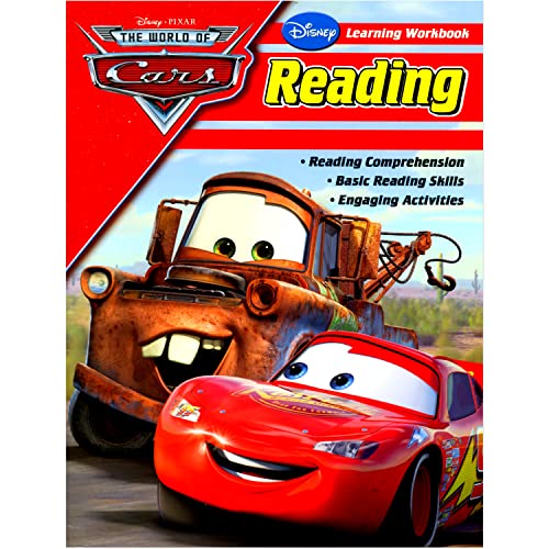 Disney Pixar The World of Cars Reading Learning Workbook