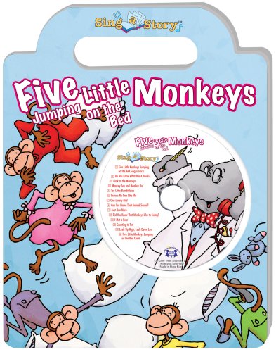 Five Little Monkeys Jumping on the Bed Sing a Story Handled Board Book with CD