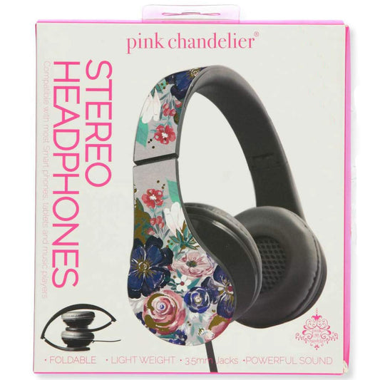 Pink Chandelier Stereo Headphones (Loni Harris)