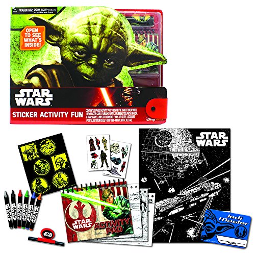 STAR WARS Yoda Sticker Activity Fun Play Set