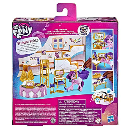 My Little Pony: A New Generation Royal Room Reveal Princess Pipp Petals - 3-Inch Pink Pony, Water-Reveal Accessories, Toy for Kids Ages 5 and Up