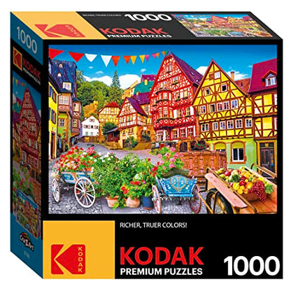 Kodak Premium Puzzle 1000 EUROP, Colorful European Town