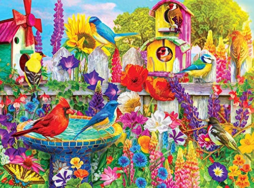 Kodak 1000 Piece Jigsaw Puzzle - Bird Bath Garden