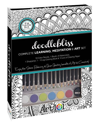 Art 101 USA Doodlebliss Window Book Box (42 Piece)