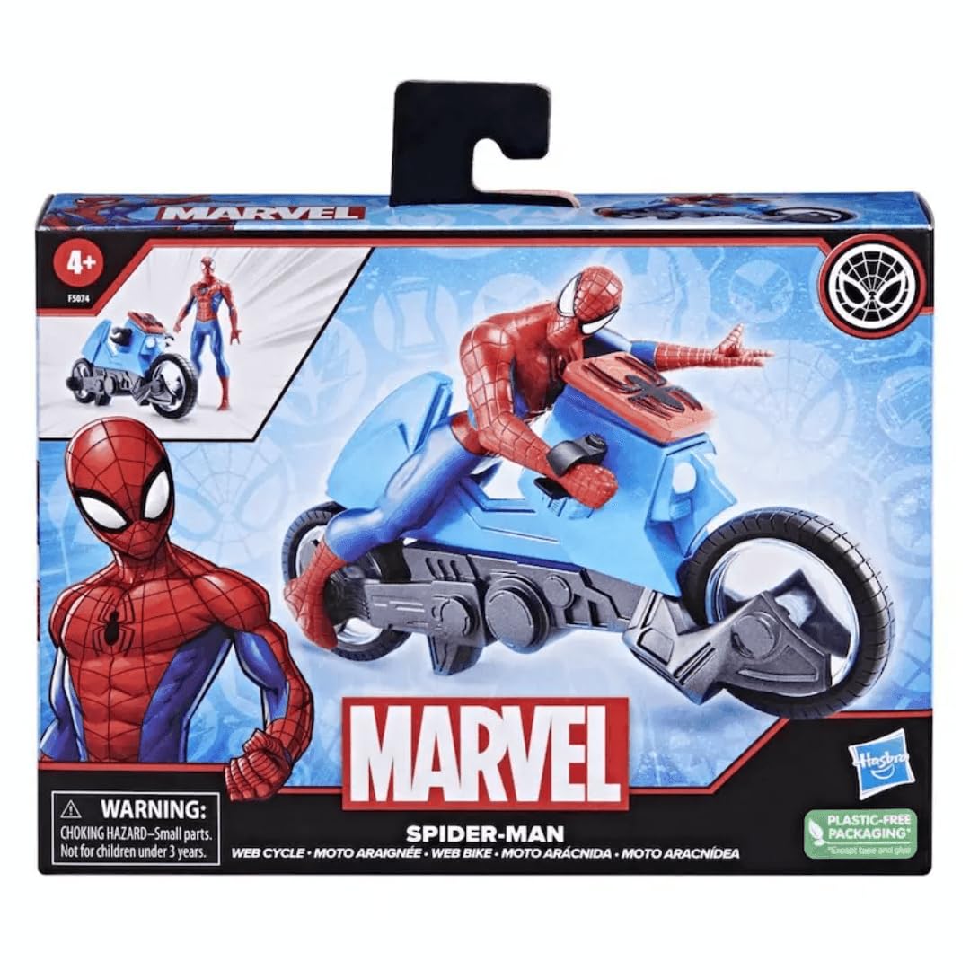 Marvel Spider-Man Web Cycle 5.75-inch Figure