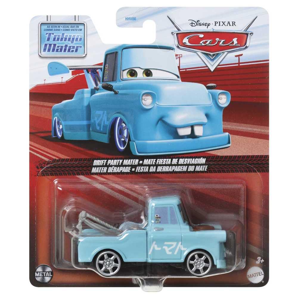 Disney and Pixar Tokyo Mater, Drift Party Mater Die-Cast Truck, 1:55 Scale Collectible Toy