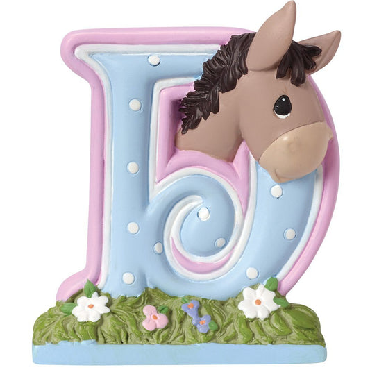 Precious Moments, D Is For Donkey Alphabet Resin Figurine, 153418