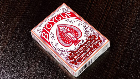 Bicycle Foil AutoBike No. 1 (Red) Playing Cards
