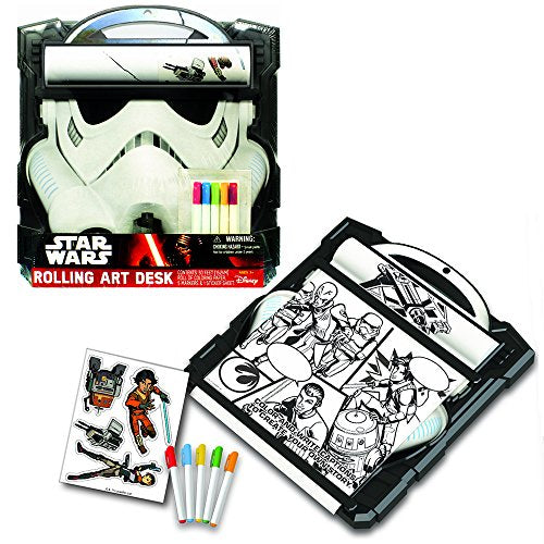 STAR WARS Storm Trooper Rolling Art Desk Play Set