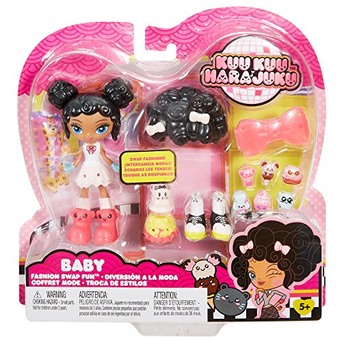 Mattel Kuukuu Harajuku Fashion Swap Fun Baby Doll