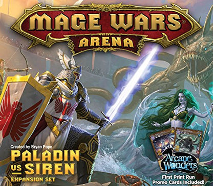 Mage Wars Arena: Paladin vs Siren Expansion Board Game