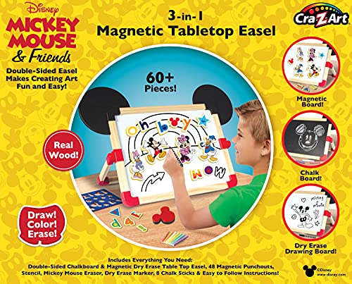 Disney Mickey and Friends 3 in 1 Magnetic Tabletop Easel