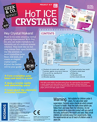 Geek & Co. Science Hot Ice Crystals Science Kit
