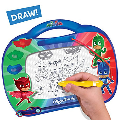 Cra-Z-Art PJ Masks Travel Magnadoodle Toy, Red, Blue, Green