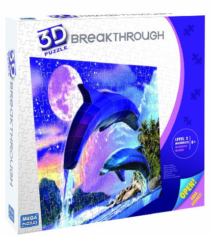 Mega Puzzles Breakthrough Level Two Dolphins Puzzle