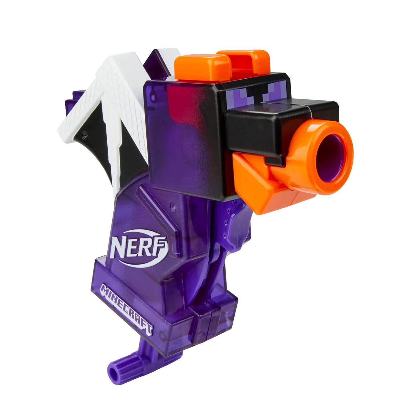 NERF MicroShots Minecraft Ender Dragon Mini Blaster, Minecraft Dragon Mob Design, Includes 2 Official Elite Darts, Priming Handle