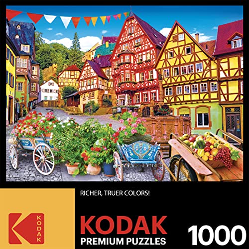 Kodak Premium Puzzle 1000 EUROP, Colorful European Town