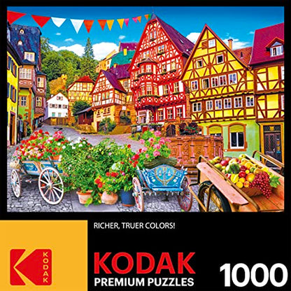 Kodak Premium Puzzle 1000 EUROP, Colorful European Town