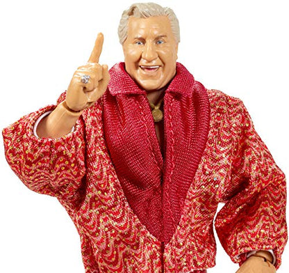 WWE MATTEL Elite Collection Classy Freddie Blassie Deluxe Action Figure with Realistic Facial Detailing, Iconic Ring Gear & Accessories