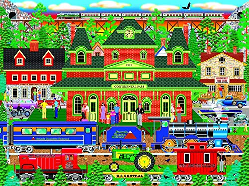 Home Country 1000 Piece Jigsaw Puzzle - Mountain Rail Holiday