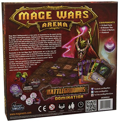 Mage Wars Arena Battlegrounds Dominatio Game