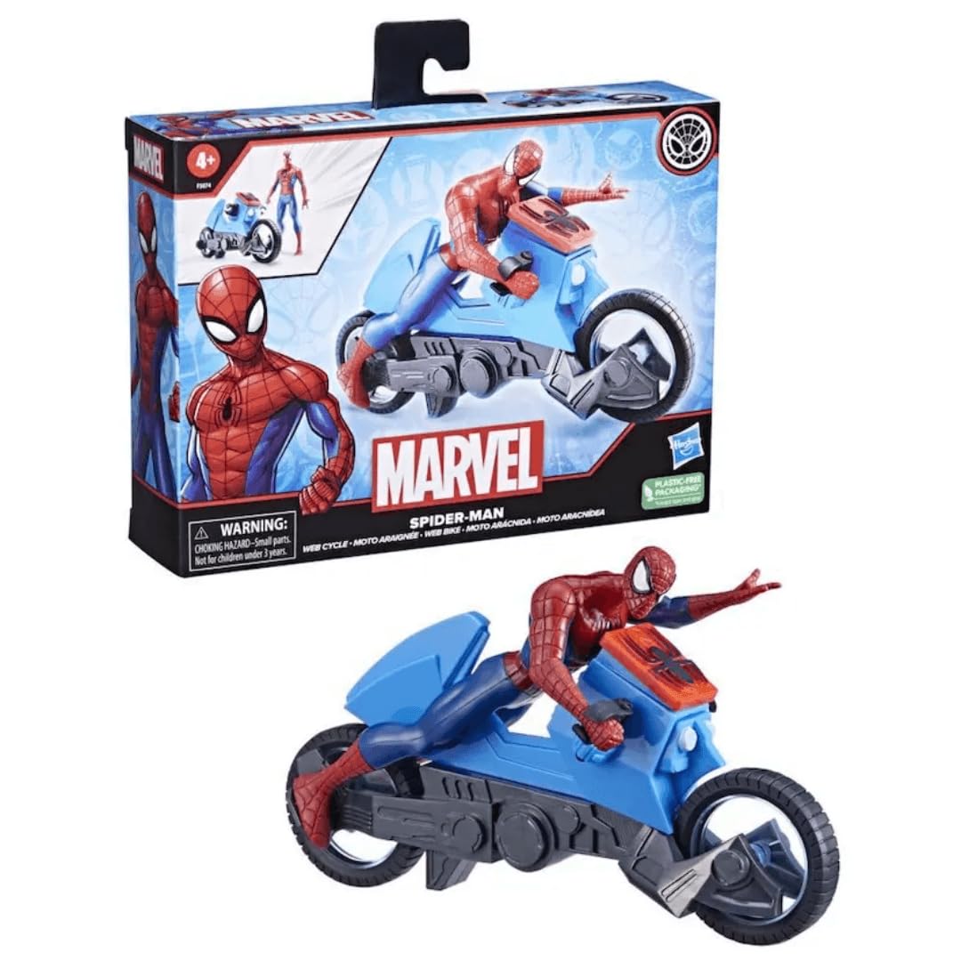 Marvel Spider-Man Web Cycle 5.75-inch Figure