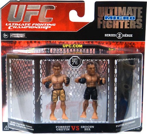 UFC Ultimate Fighting Jakks Pacific Series 2 Micro Figure 2Pack Forrest Griffin vs. Mauricio Shogun Rua