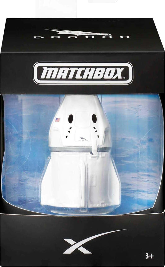 Matchbox SpaceX Dragon Spacecraft, Premium Die-Cast Replica Vehicle with Collectible Packaging