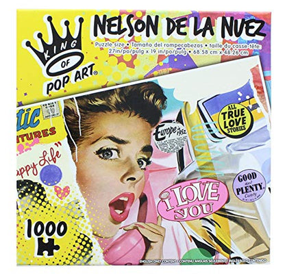 The Canadian Group King of Pop Art - Nelson De La Nuez - I Love You - 1000 Piece Puzzle