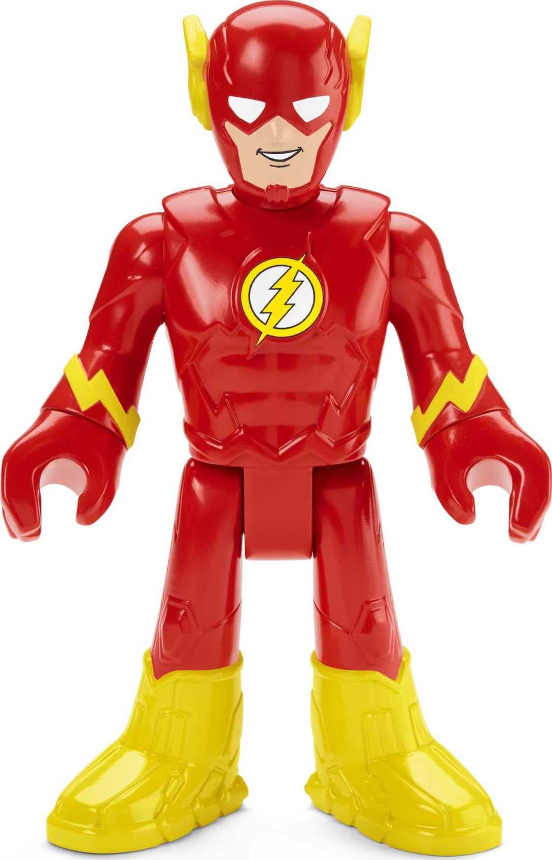 Fisher-Price Imaginext DC Super Friends Preschool Toys the Flash Xl 10-Inch Poseable Figure for Pretend Play Ages 3+ Years