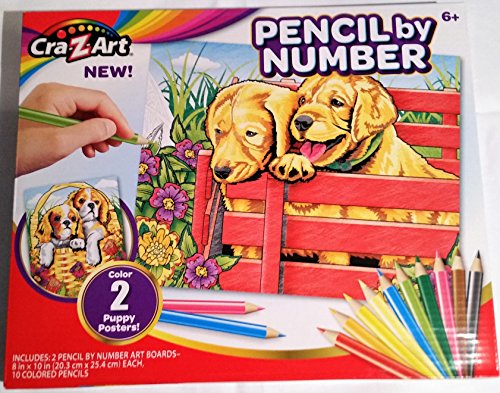 Cra-Z-Art Pencil By Color 2 Puppy Posters