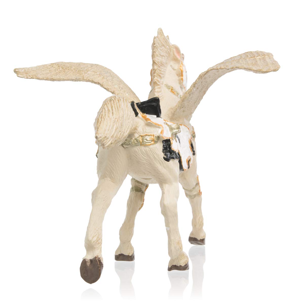 Papo Black and White Unicorn Pegasus Playset